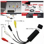 Redgo Video Audio Vhs Vcr Usb Video Capture Card To Dvd Converter Top