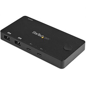 StarTech.com 2 Port USB C KVM Switch - 4K 60Hz HDMI - Compact Dual Port