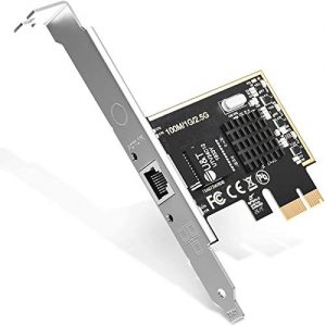 2.5GBase-T PCIe Network Adapter with 1 Port, 2500/1000/100Mbps PCI