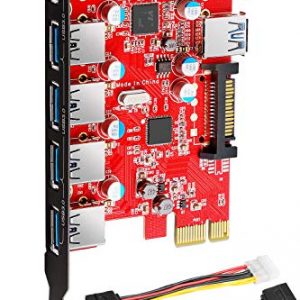 Inateck Superspeed 7 Ports PCI-E to USB 3.0 Expansion Card