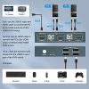GREATHTEK HDMI KVM Switch USB 2 Port 4K, USB2.0, 4K @30Hz