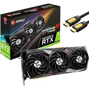 MSI GeForce RTX 3080 Gaming X Trio Graphics Card, 10GB GDDR6X