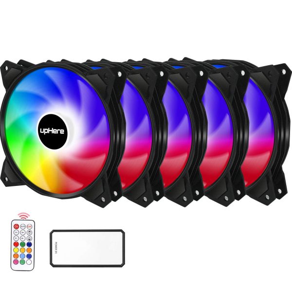 Best Intelligent Control RGB Fan Adjustable Colorful Fans - RigDesktop.com